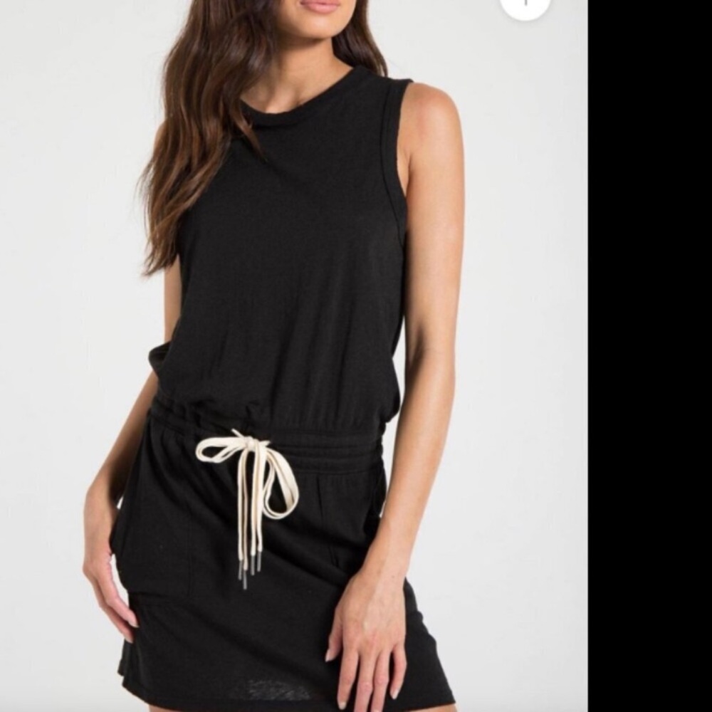 n:Philanthropy NWT It Was All A Dream Gazer Tank Dress Black Size Small